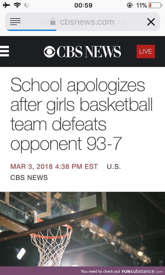 Imagine having to apologize for winning. What is wrong with people these days?