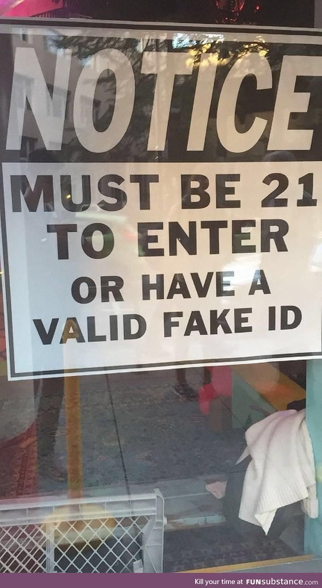 Too bad they only sell those ID's in there