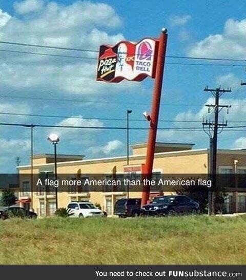 The most American flag I could find