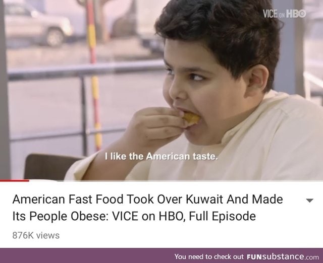 Americans now making other people fat