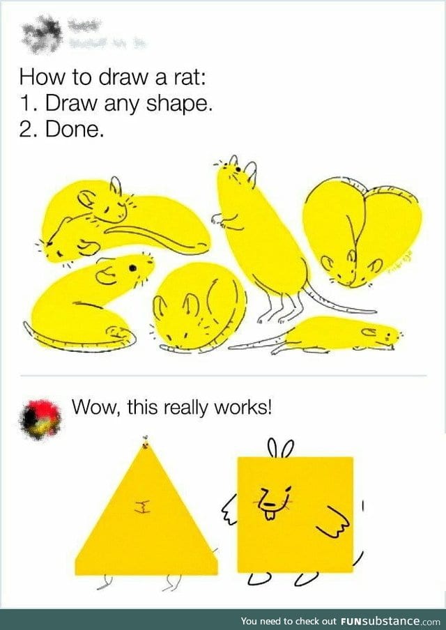 Draw a rat