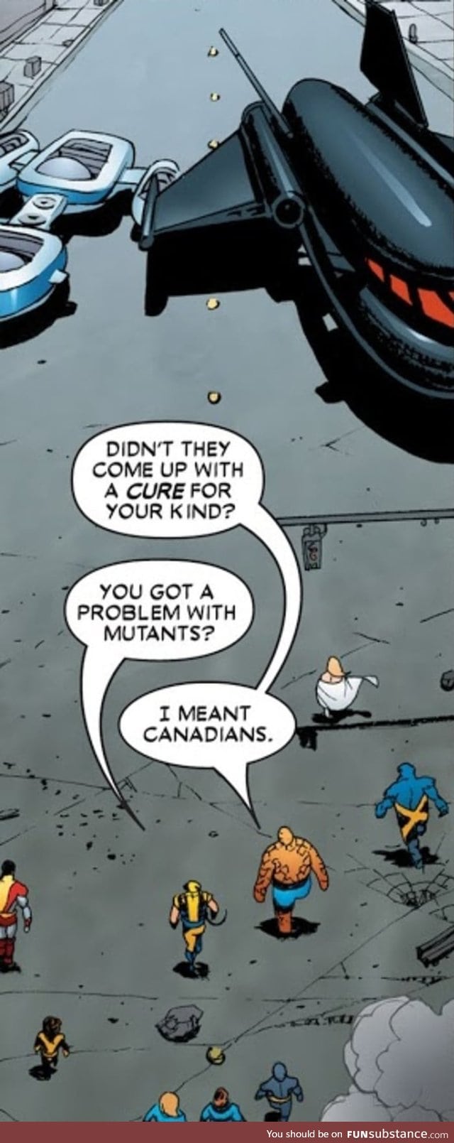Marvel hates canadians