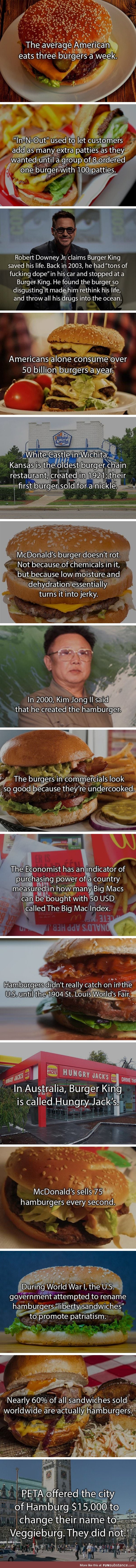 Hamburger facts
