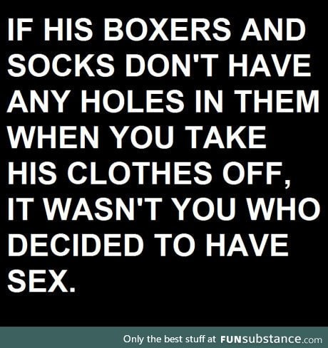Men don't match their underwear