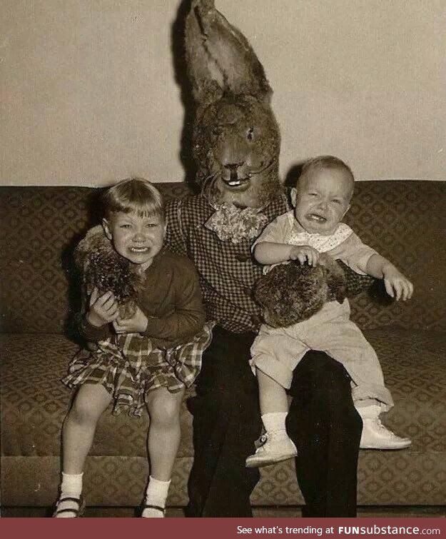 Here comes the easter bunny