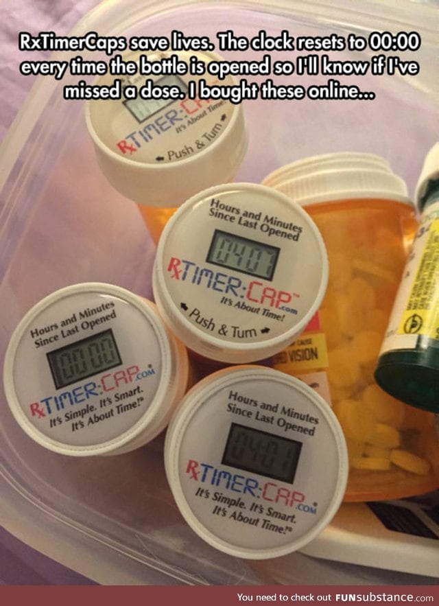 Pill bottle timer