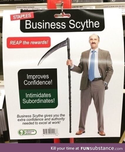 Business scythe