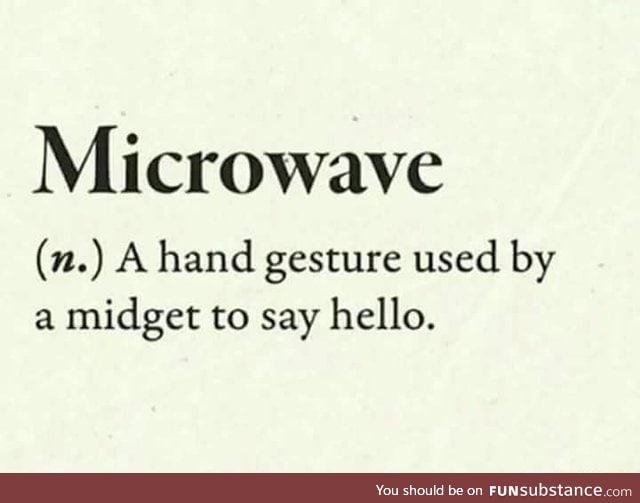True meaning of microwave