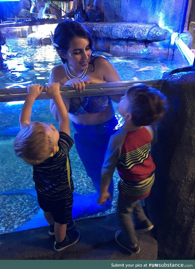 The Austin Aquarium has mermaids