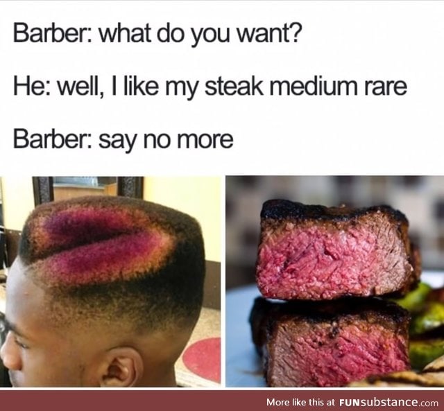Medium rare hair