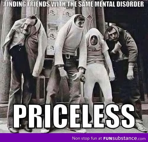 Friends with the same mental disorder
