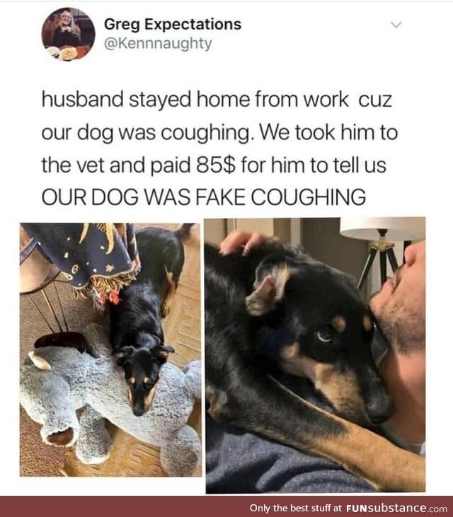 Fake coughing