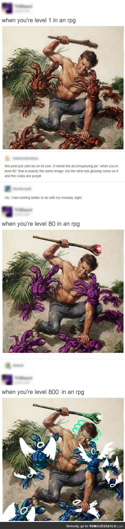 RPG leveling