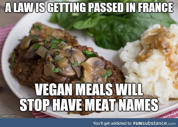 No more "tofu steak" and "bacon flavored" herbs