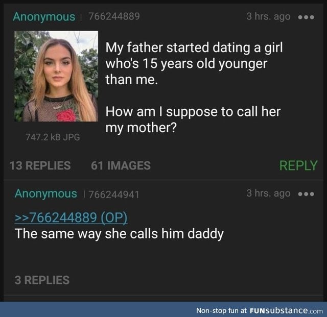 Anon gets a new Step Mommy