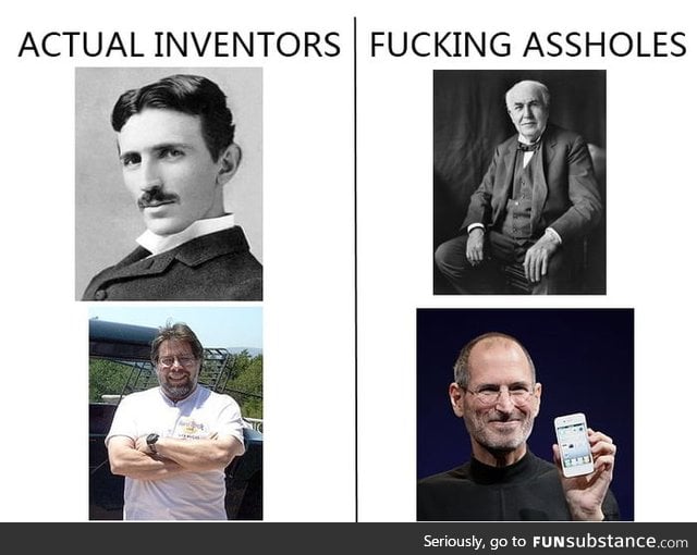 Jobs was a businessman, not an inventor