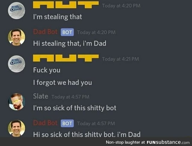 Stupid dad bot