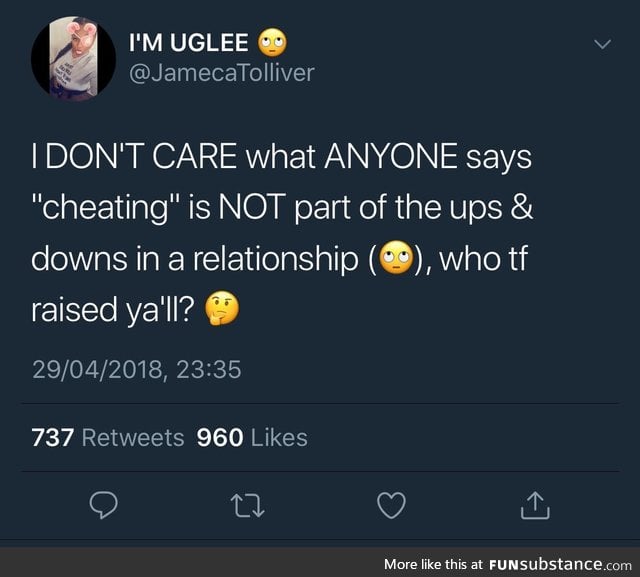 No respect for cheaters