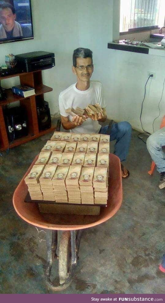 3 US Dollars in Venezuelan Money