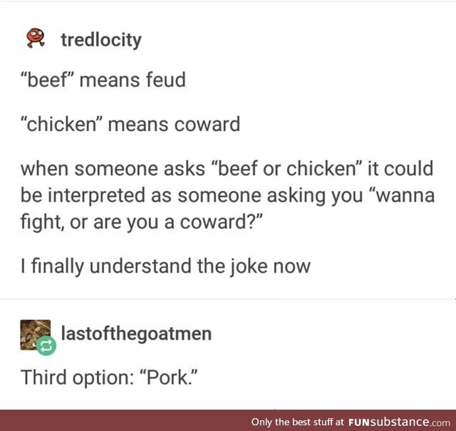 Beef and Chicken