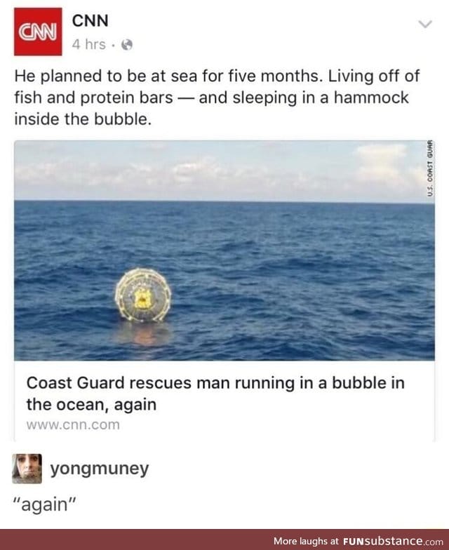 Bubble man