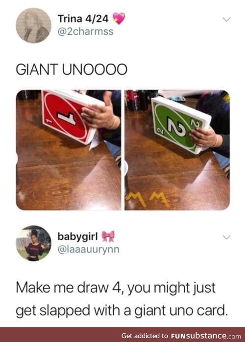 Uno? More like U-no.