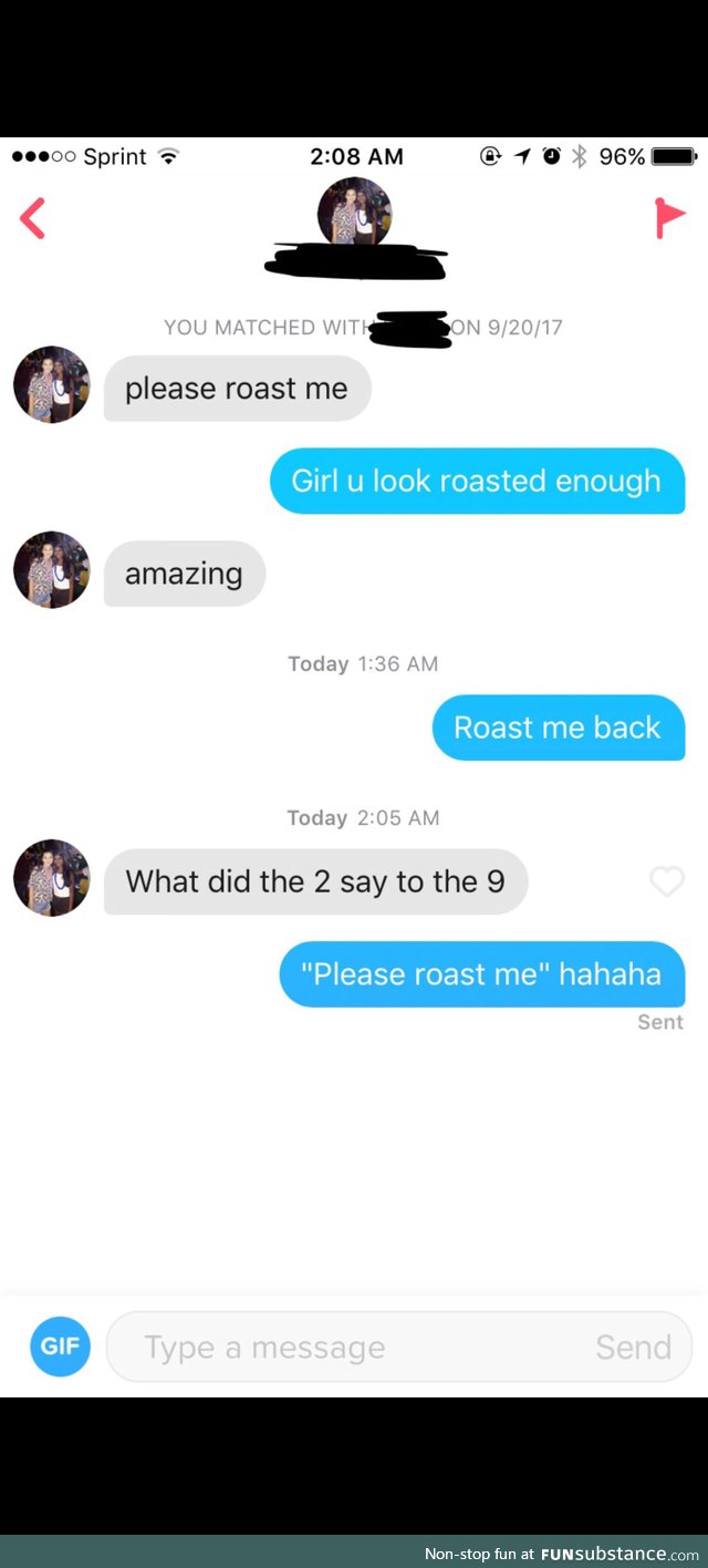 Getting roasted