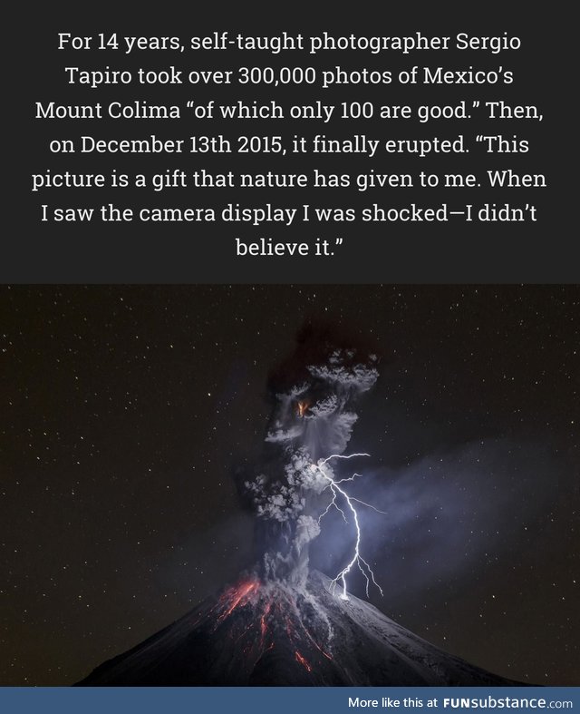 The Most amazing volcano photograph