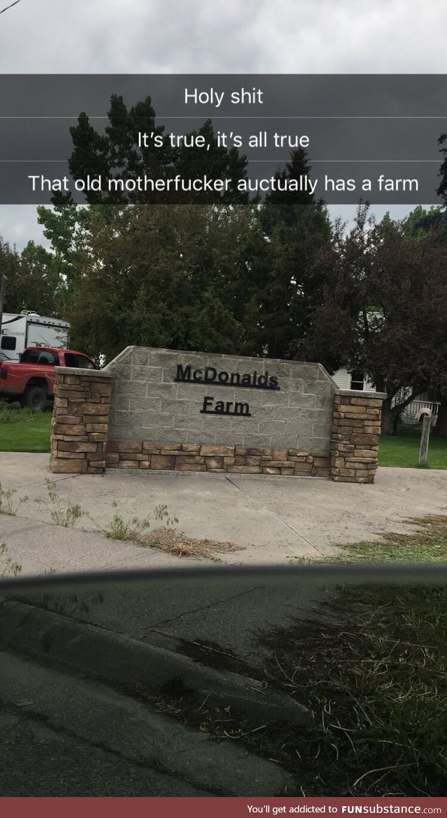 Old McDonalds had a farm