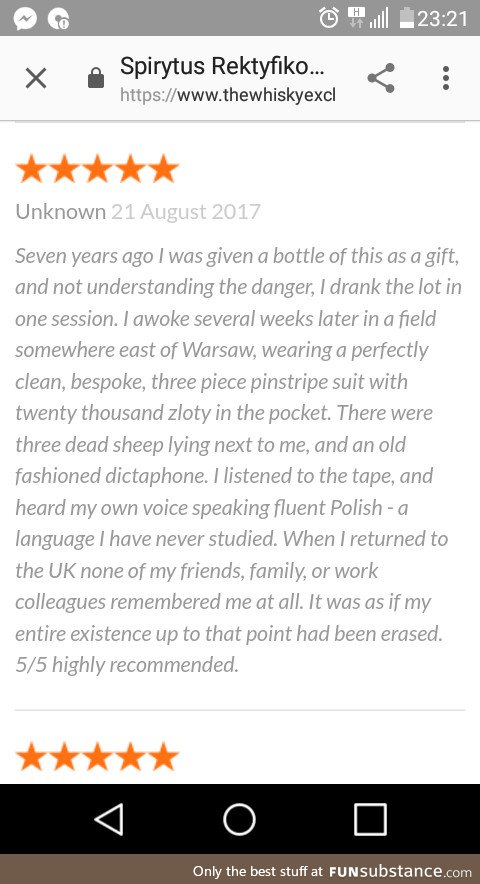This vodka review
