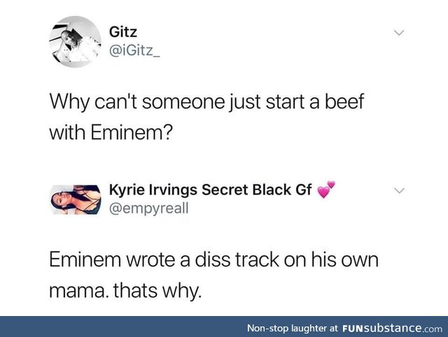 Nobody messes with Eminem