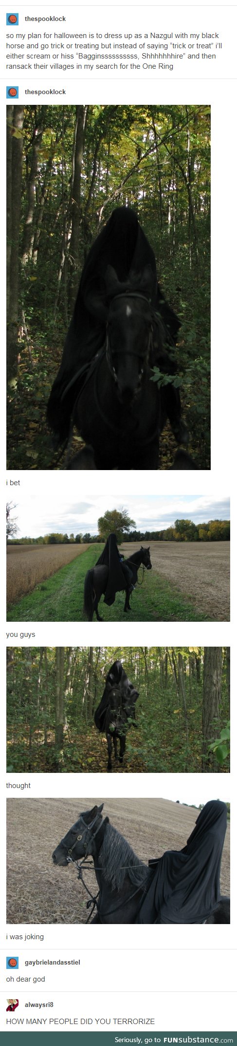 If I had a black horse