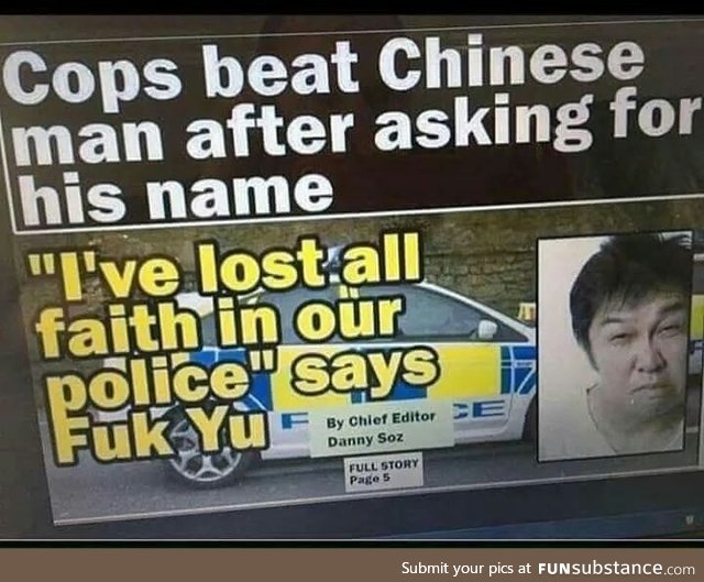 Misunderstood chinese guy
