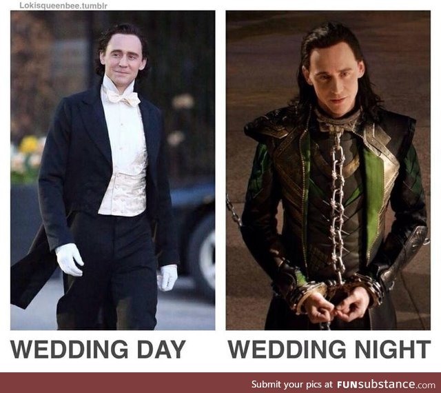 Tom in the streets. Loki in the sheets