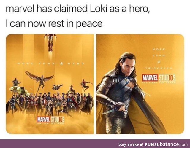 Loki is a hero