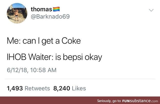 Why do they never have coke