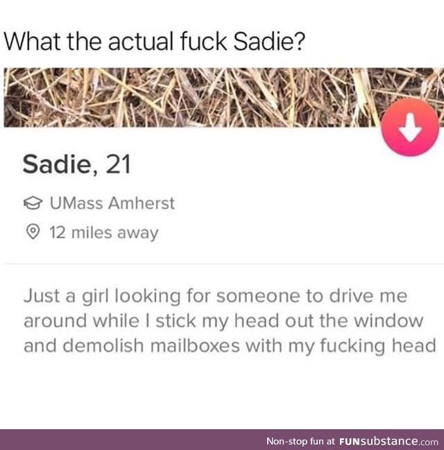 Sadie is short for sadistic