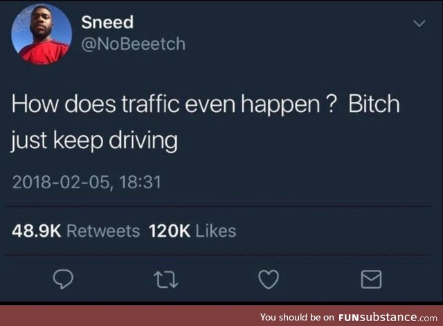 guy solves traffic jams