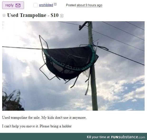 Used Trampoline for sale
