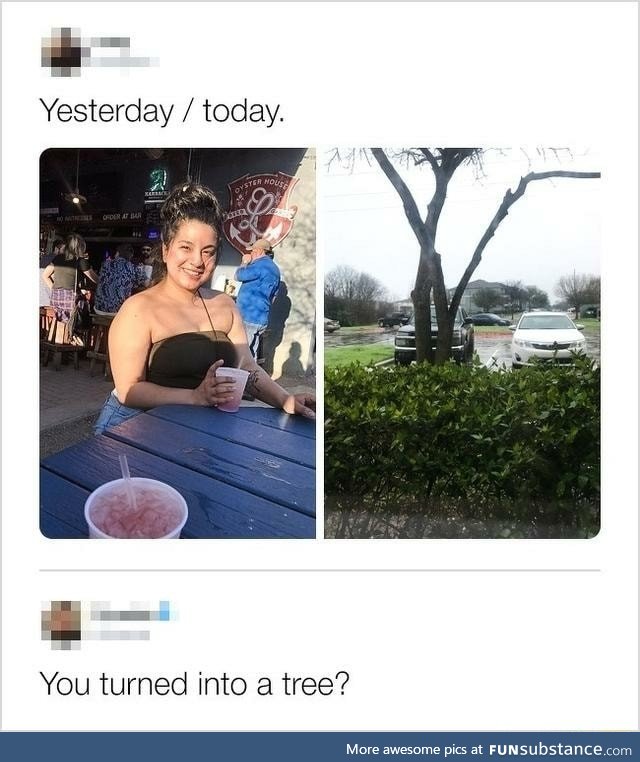 She's a tree