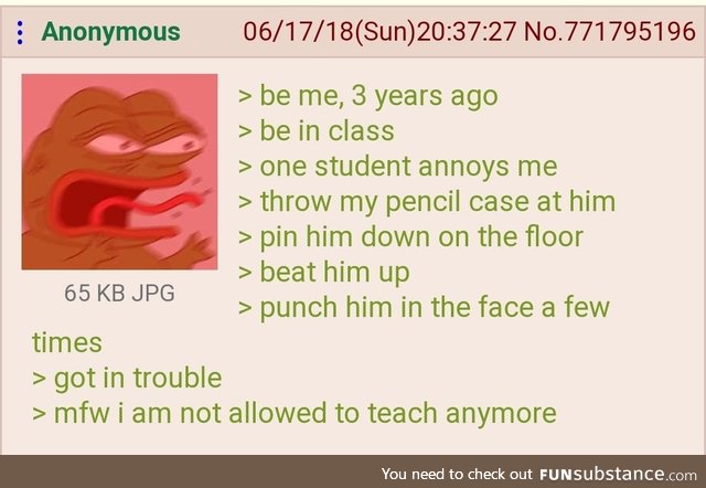 Anon gets annoyed
