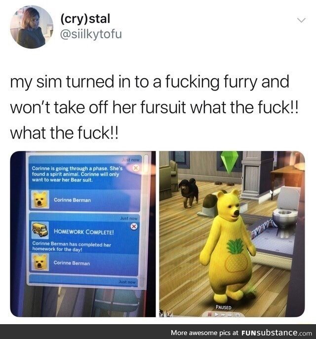 It's a furry