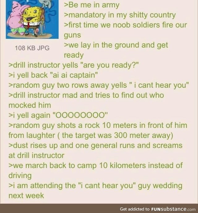 Anon is a soldier