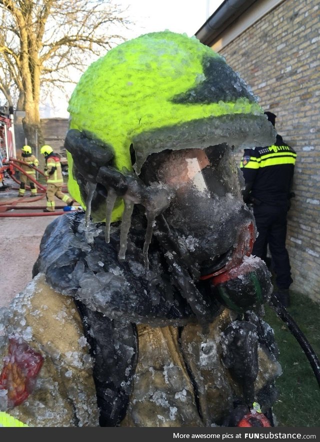 A firemen in the Netherlands
