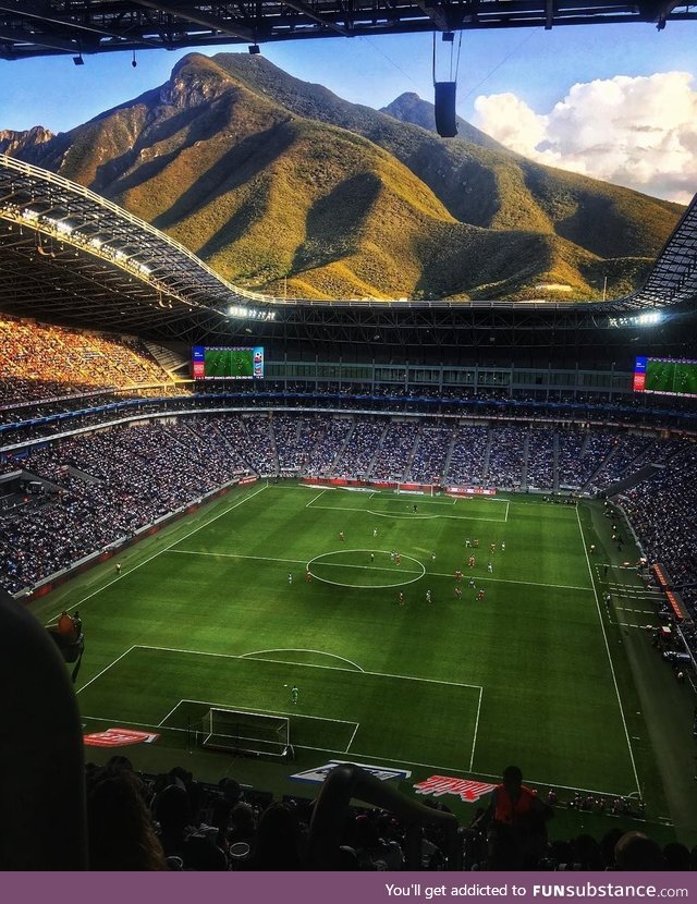 Russia hasn't got anything on the Monterrey Stadium in Mexico