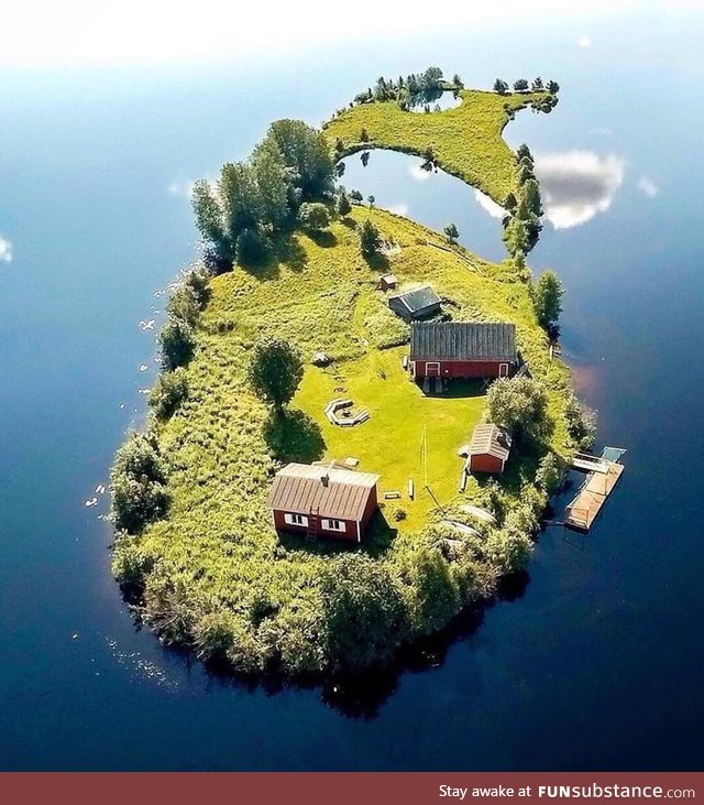 A cozy island in Finland