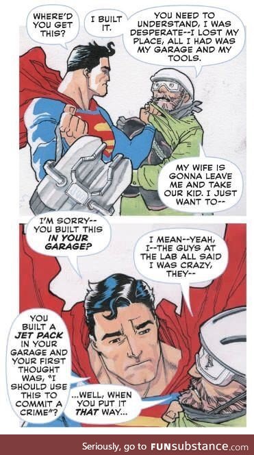 Supes does have a point