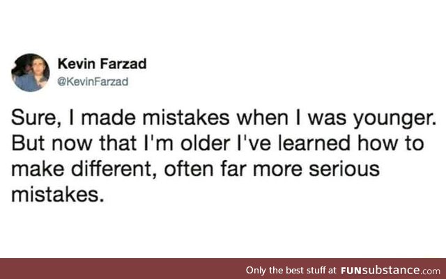 Learn how to make more mistakes
