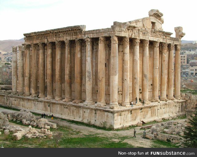 A largely intact Roman temple in Lebanon