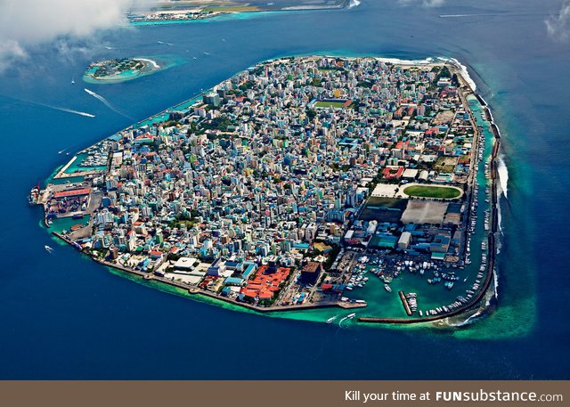Malé, the capital of the Maldives